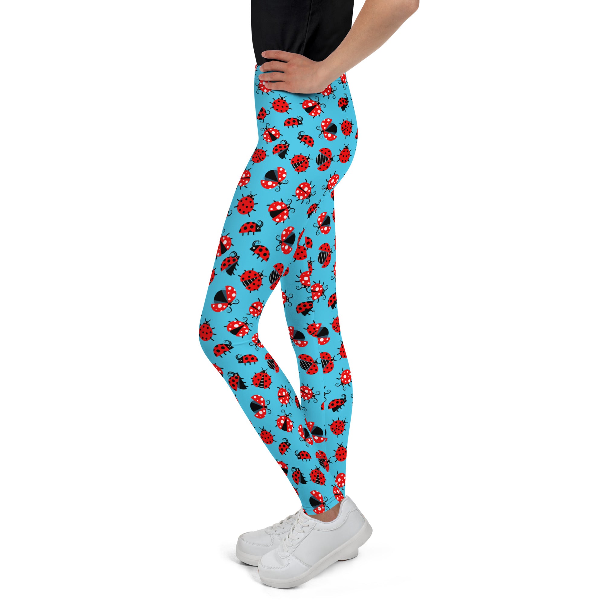 SHE REBEL - Lady Bug Youth Leggings (Girls' Sizes 8 - 20)